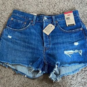 Womens Levi 591 Shorts